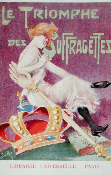 Capa de "O Triunfo das Sufragistas", de Jacques Constant de Jose Roy