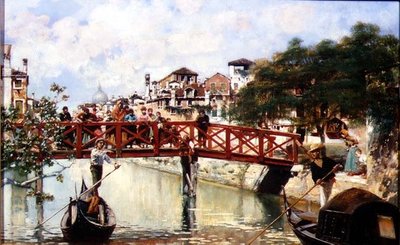 Veneza (óleo sobre painel) de Jose Villegas Cordero