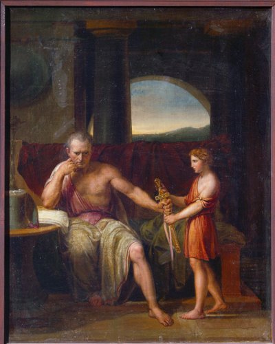 Marcus Porcius Cato Uticensis, 95-46 avant JC) (Cato Utiscensis) de Josef Abel