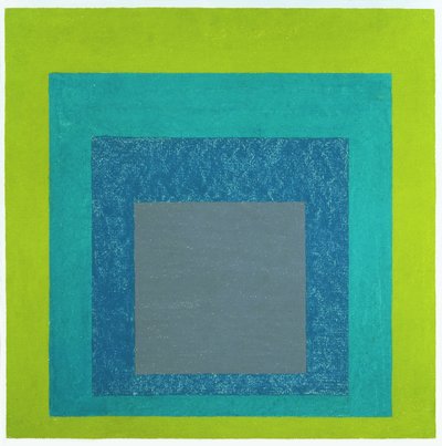 Homenagem à Praça (óleo sobre painel de fibras de madeira) de Josef Albers