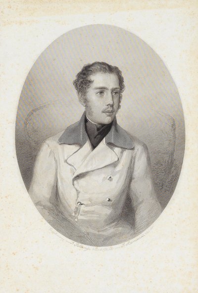 Arquiduque Karl Ludwig da Áustria 1833-1896, 1856. de Josef Axmann