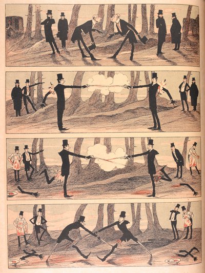 Um duelo com condições severas. (veja também o arquivo F60136-61 para a história completa). de Josef Benedikt engl