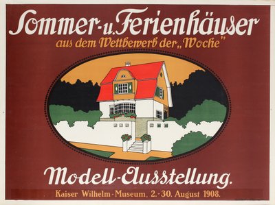 Summer & Holiday Homes, 1908. de Josef Bichlmeier