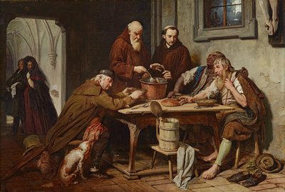 A sopa do mosteiro de Josef Danhauser
