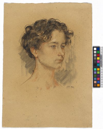 Cabeça de mulher de Josef Engelhart
