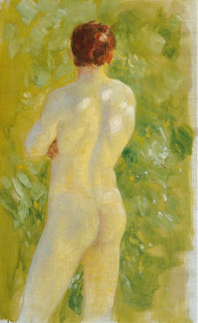 nu masculino de Josef Engelhart