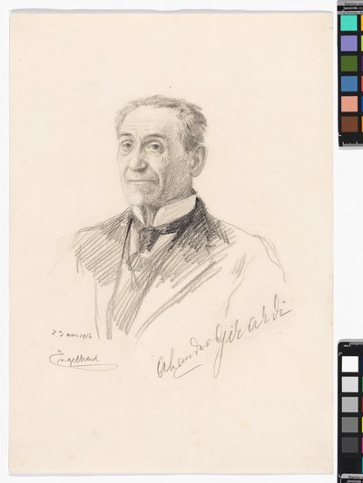 Retrato do actor Alexander Girardi de Josef Engelhart