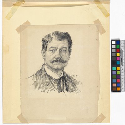 Autorretrato Josef Engelhart 1914 de Josef Engelhart