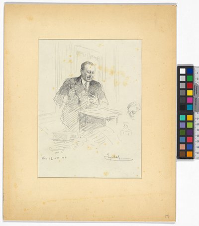 Estudo do processo de Salem de Josef Engelhart