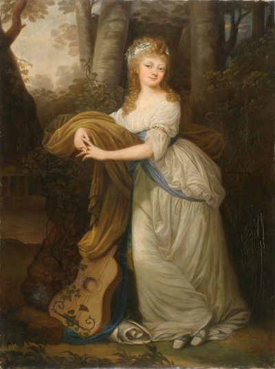 Retrato de Krystyna Magdalena Radziwiłłówna (1776-1796), filha de Michał Hieronim Radziwiłł de Josef Grassi