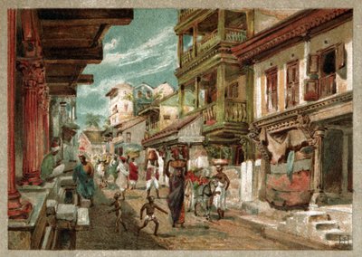 Rua em Mumbai de Josef Hoffman