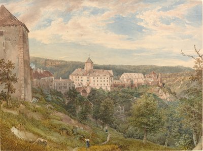 Castelo de Eichhorn à noite de Josef Höger