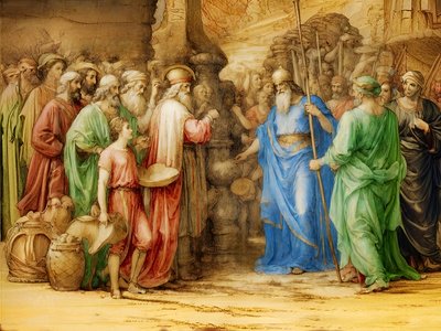 A1_Génesis_23-Abrão e Melquisedeque de Josef Johann Michel