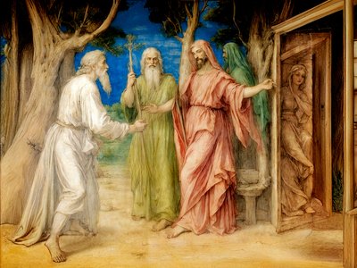A1_Génesis_25-Três visitantes de Abraão de Josef Johann Michel