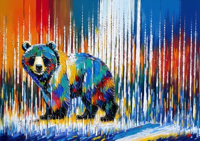 Animais urso_1 de Josef Johann Michel