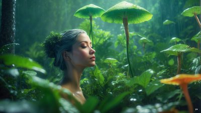 Dreamcore_Rainforst-World_01 de Josef Johann Michel