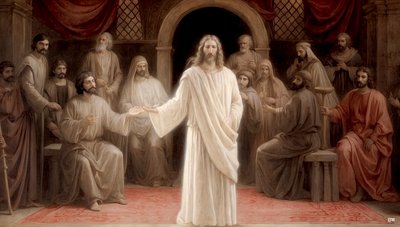 Jesus_aparece aos discípulos_01 de Josef Johann Michel