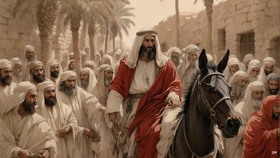 Jesus_entra_em_Jerusalém_02 de Josef Johann Michel