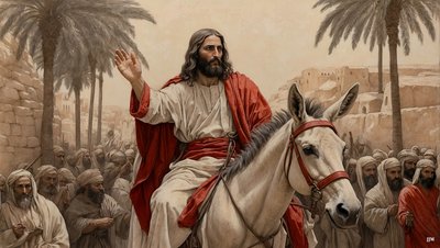 Jesus_entra_em_Jerusalém_03 de Josef Johann Michel