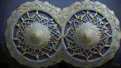 mandala: Elementos egípcios_01 de Josef Johann Michel