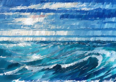 chuva oceânica_01 de Josef Johann Michel