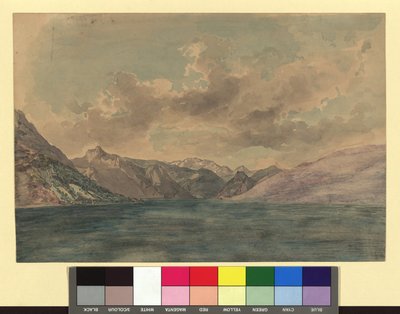O lago Traun de Josef Kriehuber