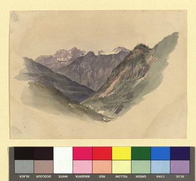 Vale montanhoso de Josef Kriehuber