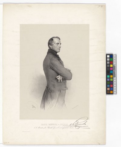 Karl Ludwig barão von Bruck de Josef Kriehuber
