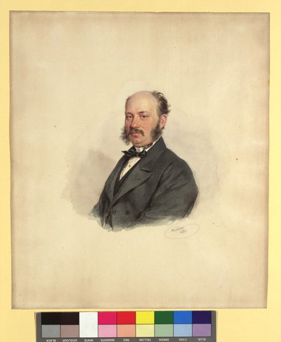 Karl Stampfl, corretor de bolsa? de Josef Kriehuber