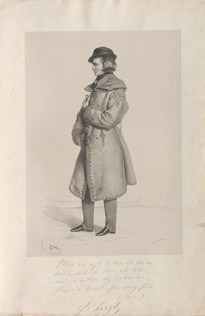 Retrato de Franz Liszt 1811-1886, 1840. de Josef Kriehuber