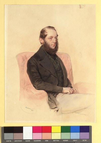 O conde Wilhelm Clemens Westphalen zu Fürstenberg (1818-1883) de Josef Kriehuber
