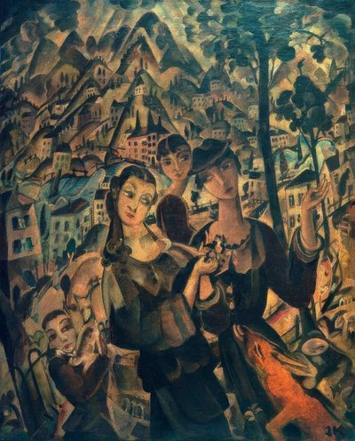 cidade e pessoas de Josef Kölschbach
