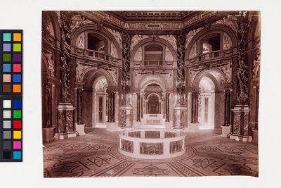 1., Praça Maria-Teresia - Museu de História da Arte - Vista interior - Salão da Cúpula no 1.º andar de Josef Löwy