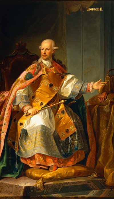 Retrato de Leopold II de Habsburgo-Lorena (Viena de Josef and Mayrhofer Friedrich Kiss