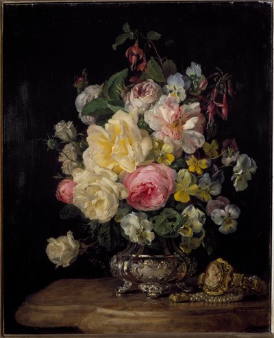 Natureza morta (óleo sobre tela de Josef Neugebauer
