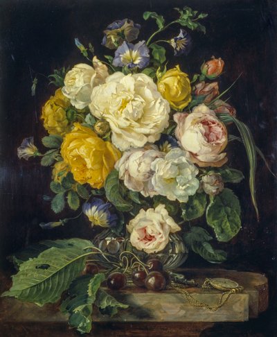 Natureza morta com flores de Josef Neugebauer