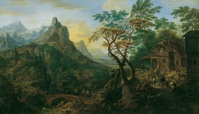 paisagem de montanha de Josef Orient
