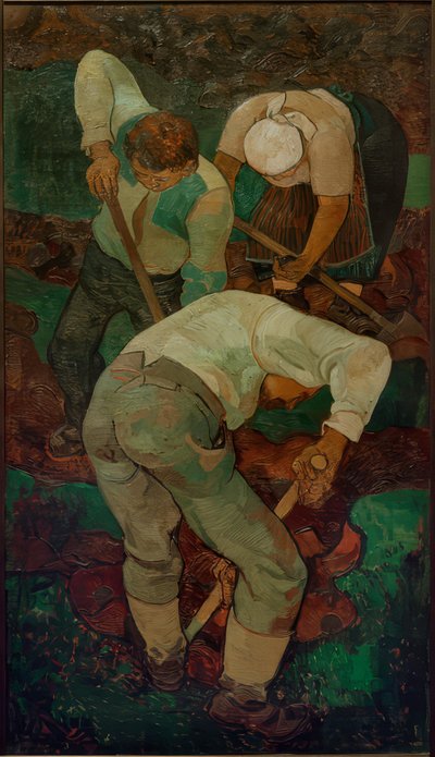 Trabalhadores agrícolas de escavação de Josef Scharl