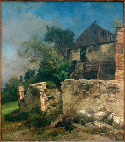Antigo celeiro perto de Tölz de Josef Wenglein