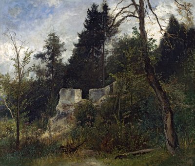 Paisagem com ruínas de Josef Wenglein