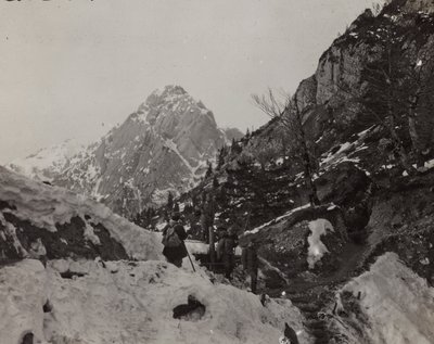 Álbum "Meine weltkriegs - Erinnerungen South-West Front (Caríntia, Itália, Tirol do Sul) (My world war - memories of the South-Western Front in Carinthia, Italy, Trentino-Alto Adige) 31/03/1915-12/11/1918 - Josef Zohles Wien ": Rosskofel (Monte Cavallo) ( de Josef Zohles