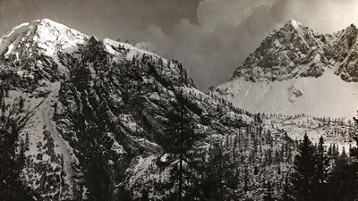 Álbum "Meine weltkriegs - Erinnerungen South-West Front (Caríntia, Itália, Tirol do Sul) (My world war - memories of the South-Western Front in Carinthia, Italy, Trentino-Alto Adige) 31/03/1915-12/11/1918 - Josef Zohles Wien ": zona de guerra nos Alpes (p/ de Josef Zohles