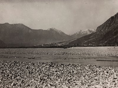 Álbum "Meine weltkriegs - Erinnerungen South-West Front (Caríntia, Itália, Tirol do Sul) (My world war - memories of the South-Western Front in Carinthia, Italy, Trentino-Alto Adige) 31/03/1915-12/11/1918 - Josef Zohles Wien ": zona de guerra (foto a p/b) de Josef Zohles