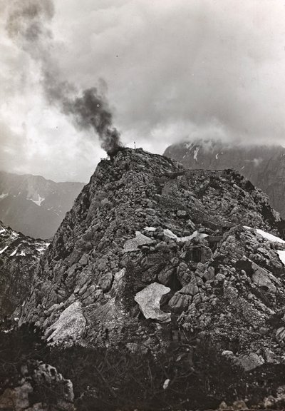 Álbum "Meine weltkriegs - Erinnerungen South-West Front (Caríntia, Itália, Tirol do Sul) (My world war - memories of the South-Western Front in Carinthia, Italy, Trentino-Alto Adige) 31/03/1915-12/11/1918 - Josef Zohles Wien ": zona de guerra (foto a p/b) de Josef Zohles