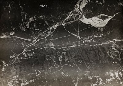 Álbum "Meine weltkriegs - Erinnerungen South-West Front (Caríntia, Itália, Tirol do Sul) (My world war - memories of the South-Western Front in Carinthia, Italy, Trentino-Alto Adige) 31/03/1915-12/11/1918 - Josef Zohles Wien ": arial view of the Italian t de Josef Zohles