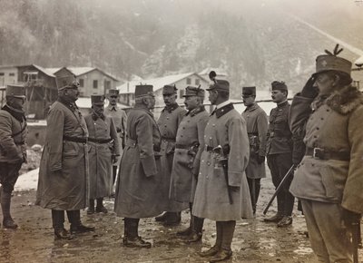 Álbum "Meine weltkriegs - Erinnerungen South-West Front (Caríntia, Itália, Tirol do Sul) (My world war - memories of the South-Western Front in Carinthia, Italy, Trentino-Alto Adige) 31/03/1915-12/11/1918 - Josef Zohles Wien ": o Arquiduque
Frederick de de Josef Zohles