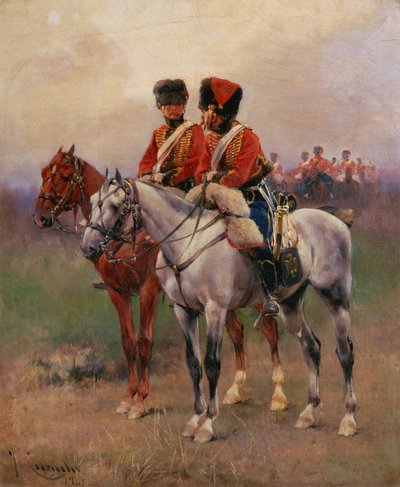 Soldados a Cavalo de Josep Cusachs y Cusachs