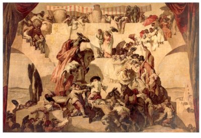 Cervantes, Dom Quixote, O Casamento de Camacho - JMSert de Josep Maria Sert