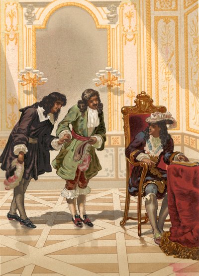 Giovanni Domenico Cassini apresentado a Louis XIV por Colbert de Josep or Jose Planella Coromina