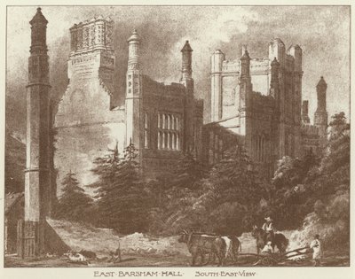 East Barsham Hall, Norfolk (litho) de Joseph (after) Nash